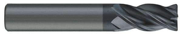 SGS - 16mm, 32mm LOC, 16mm Shank Diam, 92mm OAL, 4 Flute, Solid Carbide Square End Mill - Single End, AlTiN Finish, Spiral Flute, Variable° Helix, Right Hand Cut, Right Hand Flute, Series Z1M - USA Tool & Supply