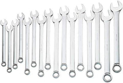 Proto - 16 Piece, 1-5/16" to 2-1/2", 12 Point Combination Wrench Set - Inch Measurement Standard, Satin Finish, Comes in Box - USA Tool & Supply