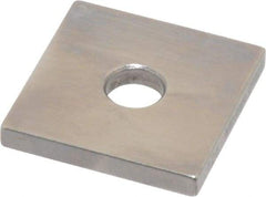 Mitutoyo - 0.126" Square Steel Gage Block - Accuracy Grade 0, Includes Certificate of Inspection - USA Tool & Supply