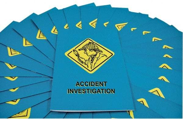 Marcom - Accident Investigation Training Booklet - English and Spanish, Safety Meeting Series - USA Tool & Supply