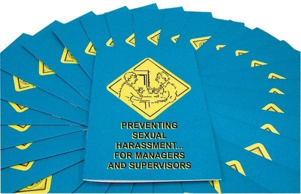 Marcom - Preventing Sexual Harassment for Managers and Supervisors Training Booklet - English and Spanish, Safety Meeting Series - USA Tool & Supply