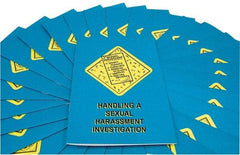 Marcom - Handling a Sexual Harassment Investigation Training Booklet - English and Spanish, Safety Meeting Series - USA Tool & Supply