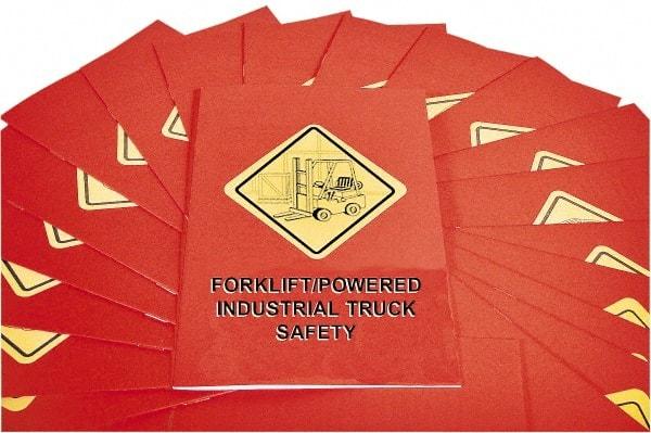 Marcom - Forklift Powered Industrial Truck Safety Training Booklet - English and Spanish, Regulatory Compliance Series - USA Tool & Supply