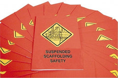 Marcom - Suspended Scaffolding Safety Training Booklet - English and Spanish, Regulatory Compliance Series - USA Tool & Supply