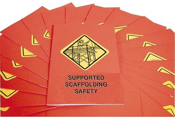 Marcom - Supported Scaffolding Safety Training Booklet - English and Spanish, Regulatory Compliance Series - USA Tool & Supply