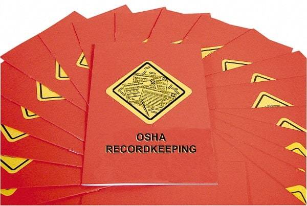 Marcom - OSHA Record Keeping Training Booklet - English and Spanish, Regulatory Compliance Series - USA Tool & Supply