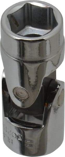 Blackhawk by Proto - 3/8" Drive, Standard Hand Socket - 6 Points, 1-29/32" OAL, Alloy Steel, Chrome Finish - USA Tool & Supply