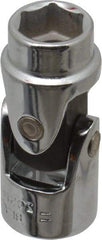 Blackhawk by Proto - 7/16", 3/8" Drive, Standard Hand Socket - 6 Points, 1-51/64" OAL, Alloy Steel, Chrome Finish - USA Tool & Supply