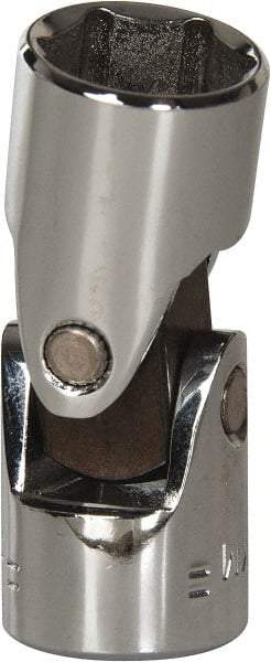 Blackhawk by Proto - 3/8" Drive, Standard Hand Socket - 6 Points, 1-29/32" OAL, Alloy Steel, Chrome Finish - USA Tool & Supply