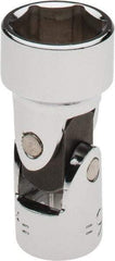 Blackhawk by Proto - 11/16", 3/8" Drive, Standard Hand Socket - 6 Points, 1-29/32" OAL, Alloy Steel, Chrome Finish - USA Tool & Supply