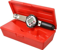 Proto - 1/4" Drive Electronic Digital Torque Wrench - 0.63 Ft/Lb to 6 Ft/Lb Torque, 11" OAL, 0.01 N/m Graduation, Fixed Head - USA Tool & Supply