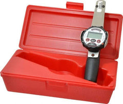 Proto - 3/8" Drive Electronic Digital Torque Wrench - 5 Ft/Lb to 50 Ft/Lb Torque, 11" OAL, 0.1 N/m Graduation, Fixed Head - USA Tool & Supply