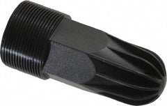 Guardair - Blow Gun Safety Rubber - 1/4 NPT, 1-3/4" Hose Length, Zinc - USA Tool & Supply