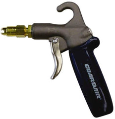 Guardair - 120 Max psi High Volume Safety Nozzle High Volume Safety Air Gun - 1/4 NPT Inlet, Brass - USA Tool & Supply