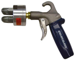 Guardair - 120 Max psi Maximum Air Cluster Safety Air Gun - 1/4 NPT Inlet, Zinc - USA Tool & Supply