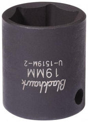 Blackhawk by Proto - 1/2" Drive 26mm Standard Impact Socket - 6 Points, 3-7/8" OAL - USA Tool & Supply