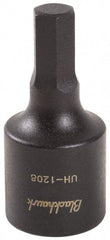 Blackhawk by Proto - 1/2" Drive, 9/16" Impact Hex Bit Socket - 4-5/8" OAL - USA Tool & Supply