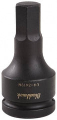 Blackhawk by Proto - 3/4" Drive, 3/4" Impact Hex Bit Socket - 3-1/2" OAL - USA Tool & Supply