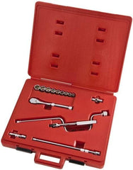 Proto - 15 Piece 3/8" Drive Full Polish Finish Socket Set - 12 Points, 1/4" to 3/4" Range, Inch Measurement Standard - USA Tool & Supply