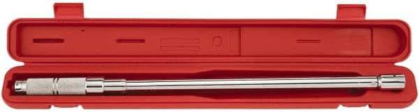 Proto - 1/2" Drive Interchangeable Head Torque Wrench Assembly - 3 N/m to 250 Ft/Lb Torque, 26" OAL - USA Tool & Supply