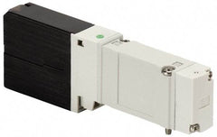 ARO/Ingersoll-Rand - 3/8", TP Series Plug-In Stacking Solenoid Valve - 12 VDC, 0.53 CV Rate, 1.55" High x 4-1/2" Long - USA Tool & Supply