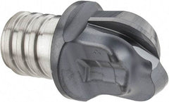 Iscar - MM HT Grade IC908 Carbide Ball Nose Milling Tip Insert - TiAlN Finish, 2 Flutes, 3/4" Cutting Diam, 0.45" Depth of Cut, 0.68" Extension, 1/4" Cnr Rad - USA Tool & Supply