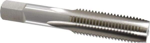 Hertel - 5/8-11 UNC, H3, 4 Flute, Plug Chamfer, Bright Finish, High Speed Steel Hand STI Tap - 4-1/4" OAL - Exact Industrial Supply
