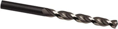 Guhring - 0.6mm 130° High Speed Steel Jobber Drill - Bright Finish, Right Hand Cut, Parabolic Flute, 24mm OAL, Cone Relief Point - USA Tool & Supply