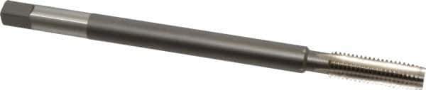 Hertel - 1/2-13 UNC, 4 Flute Plug Hand Pulley Tap - High Speed Steel, Bright Finish, H3 Thread Limit, 8" OAL, 0.507" Shank Diam - USA Tool & Supply