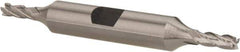 Hertel - 5/32", 7/16" LOC, 3/8" Shank Diam, 3-1/8" OAL, 4 Flute, Cobalt Square End Mill - Double End, Uncoated, Spiral Flute, 30° Helix, Centercutting, Right Hand Cut, Right Hand Flute - USA Tool & Supply