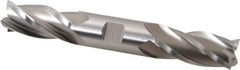 Hertel - 7/8", 1-7/8" LOC, 7/8" Shank Diam, 6-1/8" OAL, 4 Flute, Cobalt Square End Mill - Double End, Uncoated, Centercutting - USA Tool & Supply
