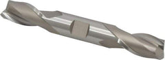 Hertel - 5/8", 1-1/8" LOC, 5/8" Shank Diam, 4-1/2" OAL, 2 Flute, Cobalt Square End Mill - Double End, Uncoated, Spiral Flute, 30° Helix, Centercutting, Right Hand Cut, Right Hand Flute - USA Tool & Supply