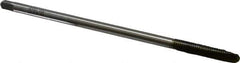 Hertel - 1/4-20 UNC 2 Flute H3 Bright Finish High Speed Steel Spiral Point Extension Tap - Plug Chamfer, 6" OAL, 3B Class of Fit - USA Tool & Supply