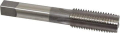 Hertel - 1-8 UNC 4 Flute H3 Bright Finish High Speed Steel Hand Extension Tap - Plug Chamfer, 6" OAL - USA Tool & Supply