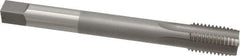 Hertel - 1-8 UNC 4 Flute H3 Bright Finish High Speed Steel Hand Extension Tap - Plug Chamfer, 8" OAL - USA Tool & Supply
