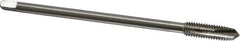 Hertel - 3/8-16 UNC 3 Flute H3 Bright Finish High Speed Steel Spiral Point Extension Tap - Plug Chamfer, 6" OAL, 3B Class of Fit - Exact Industrial Supply