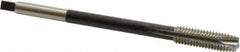 Hertel - 7/16-14 UNC 3 Flute H3 Bright Finish High Speed Steel Spiral Point Extension Tap - Plug Chamfer, 6" OAL, 3B Class of Fit - USA Tool & Supply