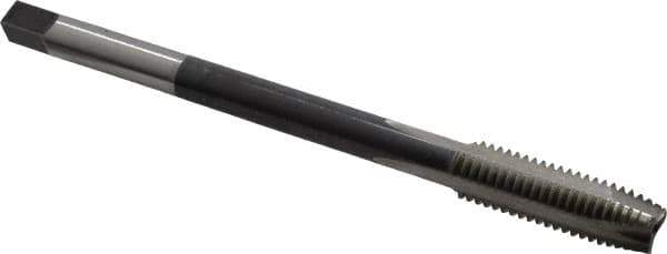 Hertel - 1/2-13 UNC 3 Flute H3 Bright Finish High Speed Steel Spiral Point Extension Tap - Plug Chamfer, 6" OAL, 3B Class of Fit - Exact Industrial Supply