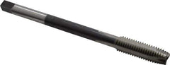 Hertel - 1/2-13 UNC 3 Flute H3 Bright Finish High Speed Steel Spiral Point Extension Tap - Plug Chamfer, 6" OAL, 3B Class of Fit - Exact Industrial Supply