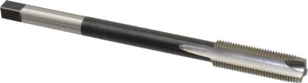 Hertel - 1/2-20 UNF 3 Flute H3 Bright Finish High Speed Steel Spiral Point Extension Tap - Plug Chamfer, 6" OAL, 3B Class of Fit - Exact Industrial Supply