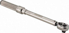 CDI - 3/8" Drive Micrometer Torque Wrench - 4 N/m to 250 In/Lb Torque, 11-1/4" OAL, 0.12 N/m Graduation, Pear Head - USA Tool & Supply