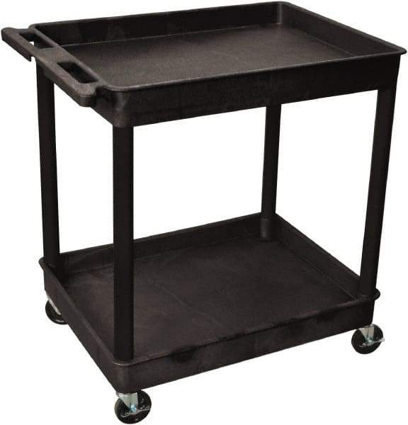 NMC - 300 Lb Capacity, 32" Wide x 24" Long x 37-1/2" High Shelf Cart - 1 Shelf, Plastic - USA Tool & Supply