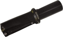Kyocera - 1-3/4" Max Drill Depth, 2xD, 7/8" Diam, Indexable Insert Drill - 2 Inserts, 1" Shank Diam, Whistle Notch Shank - USA Tool & Supply