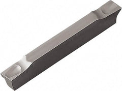 Kyocera - 1520GMM MT Grade PR915, 1.5mm Cutting Width Carbide Grooving Insert - 0.492" Max Depth of Cut, Neutral, 0.05mm Corner Radius, TiAlN Finish - USA Tool & Supply