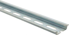 Value Collection - 2m Long x 35mm Wide x 7-1/2mm High, Steel DIN Rail - USA Tool & Supply