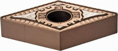 Kennametal - DNMG432 RN Grade KCP25B Carbide Turning Insert - TiCN/Al2O3/TiOCN Finish, 55° Diamond, 1/2" Inscr Circle, 3/16" Thick, 1/32" Corner Radius - USA Tool & Supply