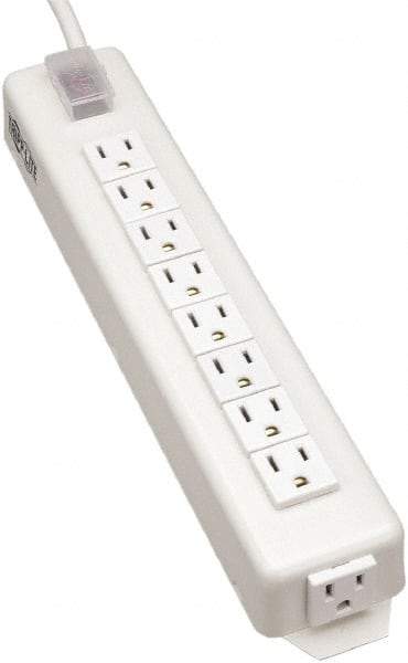 Tripp-Lite - 9 Outlets, 120 VAC15 Amps, 15' Cord, Power Outlet Strip - Keyhole, Tab Mount, 5-15 NEMA Configuration, 13-3/4" Strip - USA Tool & Supply