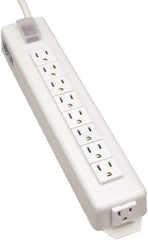Tripp-Lite - 9 Outlets, 120 VAC15 Amps, 15' Cord, Power Outlet Strip - Keyhole, Tab Mount, 5-15 NEMA Configuration, 13-3/4" Strip - USA Tool & Supply