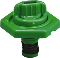 Trico - 4 Gal Capacity Polyethylene Oil Storage System - 7" Straight Spout, Green - USA Tool & Supply