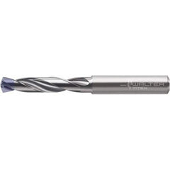 Walter-Titex - 6.6mm 140° Spiral Flute Solid Carbide Screw Machine Drill Bit - USA Tool & Supply